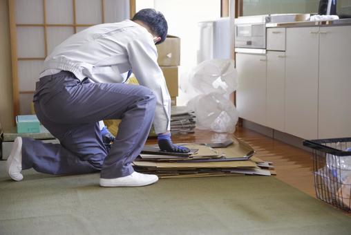 ゴミの片付けのイメージ